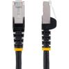 StarTech.com 6ft CAT6a Ethernet Cable, Black Low Smoke Zero Halogen (LSZH) 10 GbE 100W PoE S/FTP Snagless RJ-45 Network Patch Cord