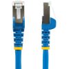 StarTech.com 10ft CAT6a Ethernet Cable, Blue Low Smoke Zero Halogen (LSZH) 10 GbE 100W PoE S/FTP Snagless RJ-45 Network Patch Cord