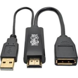 Tripp Lite HDMI to DisplayPort Active Converter 4Kx2K w/ USB Power M/F 6in 6"