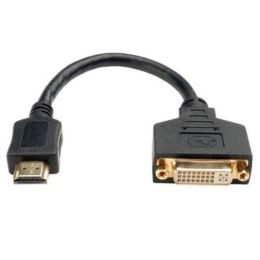 Tripp Lite 8in HDMI to DVI Cable Adapter Converter HDMI Male to DVI-D Female 8"