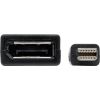 Mini DisplayPort to DisplayPort Adapter Converter 4K @ 60Hz mDP to DP 6in