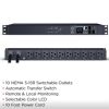 CyberPower Switched ATS PDU PDU44001 10-Outlets PDU