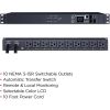 CyberPower Switched ATS PDU PDU44001 10-Outlets PDU