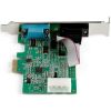 StarTech.com 2-port PCI Express RS232 Serial Adapter Card - PCIe to Dual Serial DB9 RS-232 Controller - 16950 UART - Windows and Linux