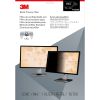 3M Privacy Filter for 19.5in Monitor, 16:9, PF195W9B Black, Matte