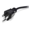 StarTech.com 25ft(7.6m) Computer Power Cord, NEMA 5-15P to C13, 10A 125V 18AWG, Black Replacement AC PC Power Cord, TV/Monitor Power Cable