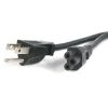 StarTech.com 6ft (1.8m) Laptop Power Cord, NEMA 1-15P to C5 (Clover Leaf), 10A 125V, 18AWG, Laptop Replacement Cord, Power Brick Cable