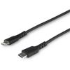 StarTech.com 6 foot/2m Durable Black USB-C to Lightning Cable, Rugged Heavy Duty Charging/Sync Cable for Apple iPhone/iPad MFi Certified