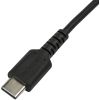 StarTech.com 6 foot/2m Durable Black USB-C to Lightning Cable, Rugged Heavy Duty Charging/Sync Cable for Apple iPhone/iPad MFi Certified