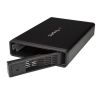 StarTech.com eSATA Enclosure - Hard Drive Enclosure for 3.5in SATA HDD - USB 3.0 / eSATA - Trayless - External HDD Enclosure - Metal