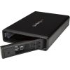 StarTech.com eSATA Enclosure - Hard Drive Enclosure for 3.5in SATA HDD - USB 3.0 / eSATA - Trayless - External HDD Enclosure - Metal