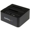 StarTech.com Standalone Hard Drive Duplicator, Dual Bay HDD/SSD Cloner/Copier, USB 3.1 to SATA III HDD/SSD Docking Station, Disk Cloner