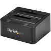 StarTech.com Dual-Bay USB 3.0 to SATA Hard Drive Docking Station, 2.5/3.5" SATA I/II/III, SSD/HDD Dock, USB Hard Drive Bay, Top-Loading