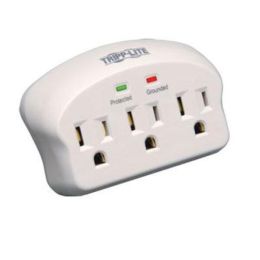 Tripp Lite Surge Protector Wallmount Direct Plug In 3 Outlet 660 Joules