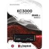 Kingston KC3000 2 TB Solid State Drive - M.2 2280 Internal - PCI Express NVMe (PCI Express NVMe 4.0 x4)