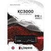 Kingston KC3000 512 GB Solid State Drive - M.2 2280 Internal - PCI Express NVMe (PCI Express NVMe 4.0 x4)