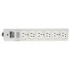 Tripp Lite Surge Protector Power Strip Medical Hospital RT Angle Plug 6 Outlet 6' Cord