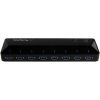 StarTech.com 10-Port USB 3.0 Hub with Charge and Sync Ports - 2 x 1.5A Ports - Desktop USB Hub and Fast-Charging Station