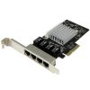 StarTech.com 4-Port Gigabit Ethernet Network Card - PCI Express, Intel I350 NIC - Quad Port PCIe Network Adapter Card w/ Intel Chip