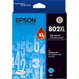 Epson DURABrite Ultra 802XL Original Ink Cartridge - Cyan