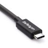 StarTech.com Thunderbolt 3 Cable - 6 ft / 2m - 4K 60Hz - 20Gbps - USB C to USB C Cable - Thunderbolt 3 USB Type C Charger Cable