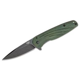 OKC Shikra Folder 3.2 in Green Micarta-Titanium Handle